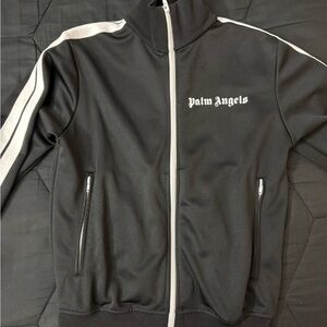 Palm Angels Black and White Track Jacket